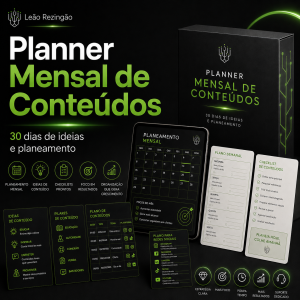 Planner Mensal de Conteúdos
